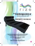 Предварительный просмотр 17 страницы Rize Contemporary II Owner'S Manual