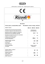 Preview for 125 page of Rizzoli RV 100 Instructions Manual