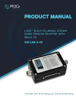 RJG LYNX SG/LX8-S-ID Product Manual preview