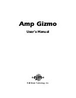 RJM Amp Gizmo User Manual preview