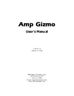 Предварительный просмотр 3 страницы RJM Amp Gizmo User Manual