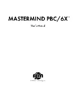 Предварительный просмотр 1 страницы RJM MASTERMIND PBC/6X User Manual