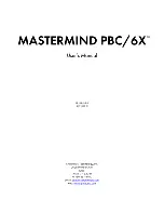 Предварительный просмотр 3 страницы RJM MASTERMIND PBC/6X User Manual