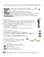 Preview for 1 page of RJM Radiodetection RD8200 Quick Locating Manual