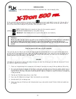 Предварительный просмотр 2 страницы RJX Hobby X-Tron 500V2 FBL Assembly Manual