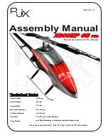 RJX Hobby X600EP 6S FB Assembly Manual preview