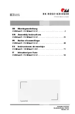 RK Rose+Krieger RKSlimlift Assembly Instructions Manual preview