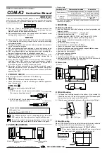 Предварительный просмотр 1 страницы RKC INSTRUMENT COM-K2 Instruction Manual