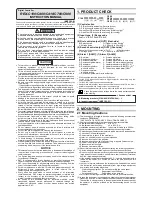 RKC INSTRUMENT REX-C100 Instruction Manual preview