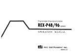 RKC INSTRUMENT REX-P48 Series Operation Manual предпросмотр