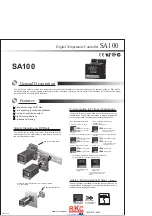 RKC INSTRUMENT SA100 Series General Description Manual предпросмотр