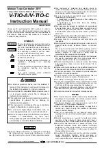 RKC INSTRUMENT V-TIO-A Instruction Manual предпросмотр