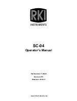 RKI Instruments 04 Series Operator'S Manual preview