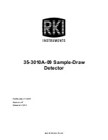 Preview for 1 page of RKI Instruments 35-3010A-09 Manual