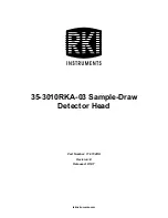 Preview for 1 page of RKI Instruments 35-3010RKA-03 Manual