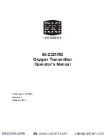 RKI Instruments 65-2321RK Operator'S Manual предпросмотр