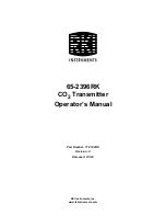 RKI Instruments 65-2396RK Operator'S Manual предпросмотр