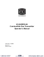 RKI Instruments 65-2405RK-04 Operator'S Manual preview