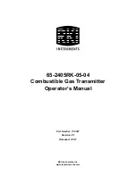 Preview for 1 page of RKI Instruments 65-2405RK-05-04 Operator'S Manual