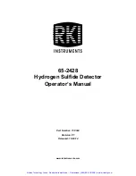 Предварительный просмотр 2 страницы RKI Instruments 65-2428 Operator'S Manual