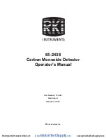 Предварительный просмотр 1 страницы RKI Instruments 65-2438 Operator'S Manual