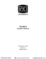 RKI Instruments 72-0290-22 Operator'S Manual preview