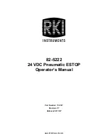 Preview for 1 page of RKI Instruments 82-5222 Operator'S Manual