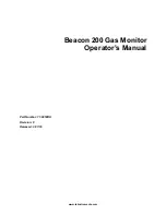 Предварительный просмотр 1 страницы RKI Instruments Beacon 200 Operator'S Manual