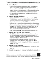 Preview for 2 page of RKI Instruments GX-2001 Quick Reference Manual