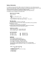 Preview for 2 page of RKI Instruments GX-8000 Operating Manual