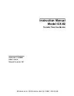 RKI Instruments GX-82 Instruction Manual preview