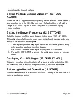 Preview for 33 page of RKI Instruments GX-94 Operator'S Manual