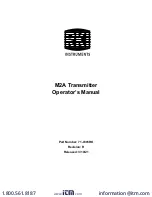 Preview for 1 page of RKI Instruments M2A Operator'S Manual