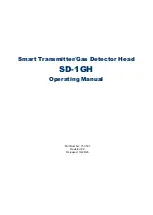 Preview for 1 page of RKI Instruments SD-1GH Operating Manual