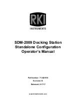 RKI Instruments SDM-2009 Operator'S Manual preview