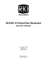 RKI 82-5201-01 Operator'S Manual предпросмотр