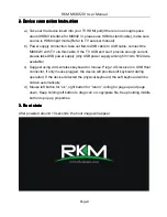 Предварительный просмотр 5 страницы RKM MK 802 IV LE User Manual