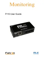 RLE Technologies MONITORING F110 User Manual предпросмотр