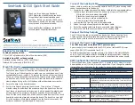 RLE Technologies SeaHawk LD310 Quick Start Manual предпросмотр