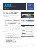 RLH Industries RLH 16 T1 User Manual preview