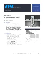 RLH Industries RLH 5 Port User Manual preview