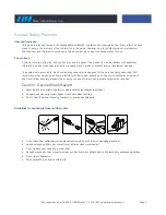 Preview for 2 page of RLH Industries SED-03-2 User Manual