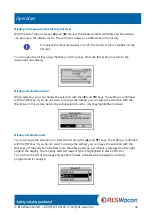 Предварительный просмотр 34 страницы RLS Wacon SYCON 2702 Operating Manual