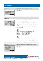 Предварительный просмотр 42 страницы RLS Wacon SYCON 2702 Operating Manual