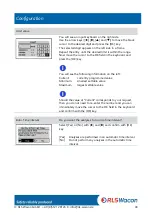 Предварительный просмотр 43 страницы RLS Wacon SYCON 2702 Operating Manual