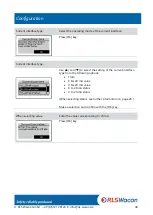 Предварительный просмотр 48 страницы RLS Wacon SYCON 2702 Operating Manual