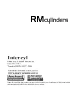 RM Cylinders Intercyl Installation Manual preview