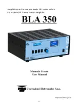 RM Italy BLA 350 User Manual preview