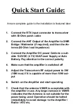 Preview for 2 page of RM Italy KL505 Quick Start Manual