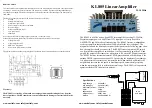 RM Italy KL805 Quick Start Manual предпросмотр